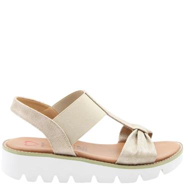 HEAVENLY FEET WOMENS SANDAL - GOLD